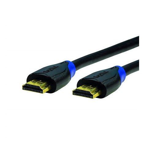 Logilink | High Speed with Ethernet | Male | 19 pin HDMI Type A | Male | 19 pin HDMI Type A | 1 m | Black - 3